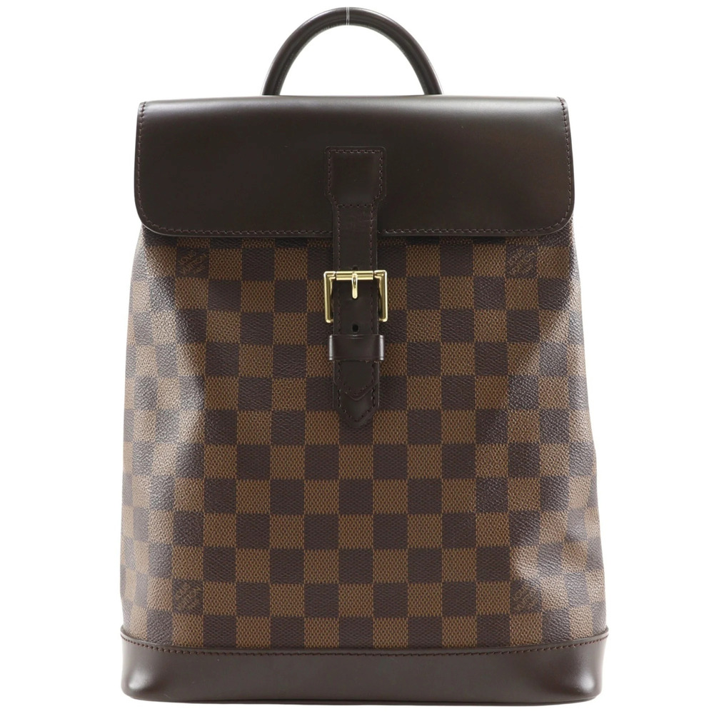 LOUIS VUITTON Brown Damier Canvas Backpack
